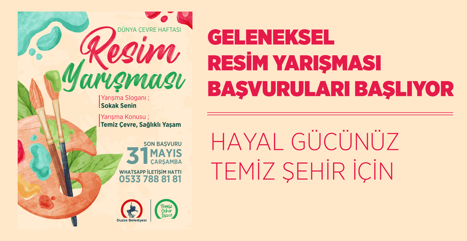 FIRÇALAR SENİN BOYALAR SENİN “SOKAK SENİN”
