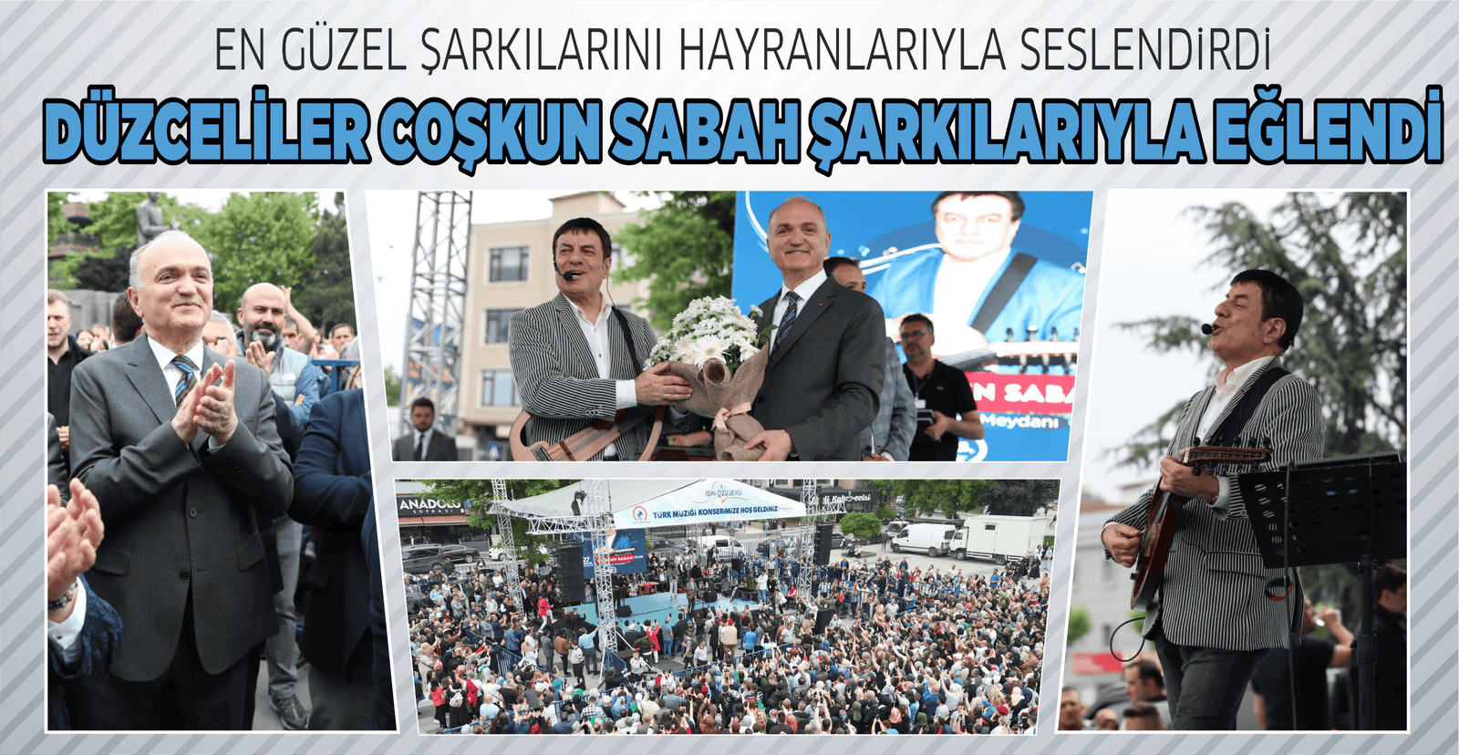DÜZCELİLER COŞKUN SABAH ŞARKILARIYLA EĞLENDİ