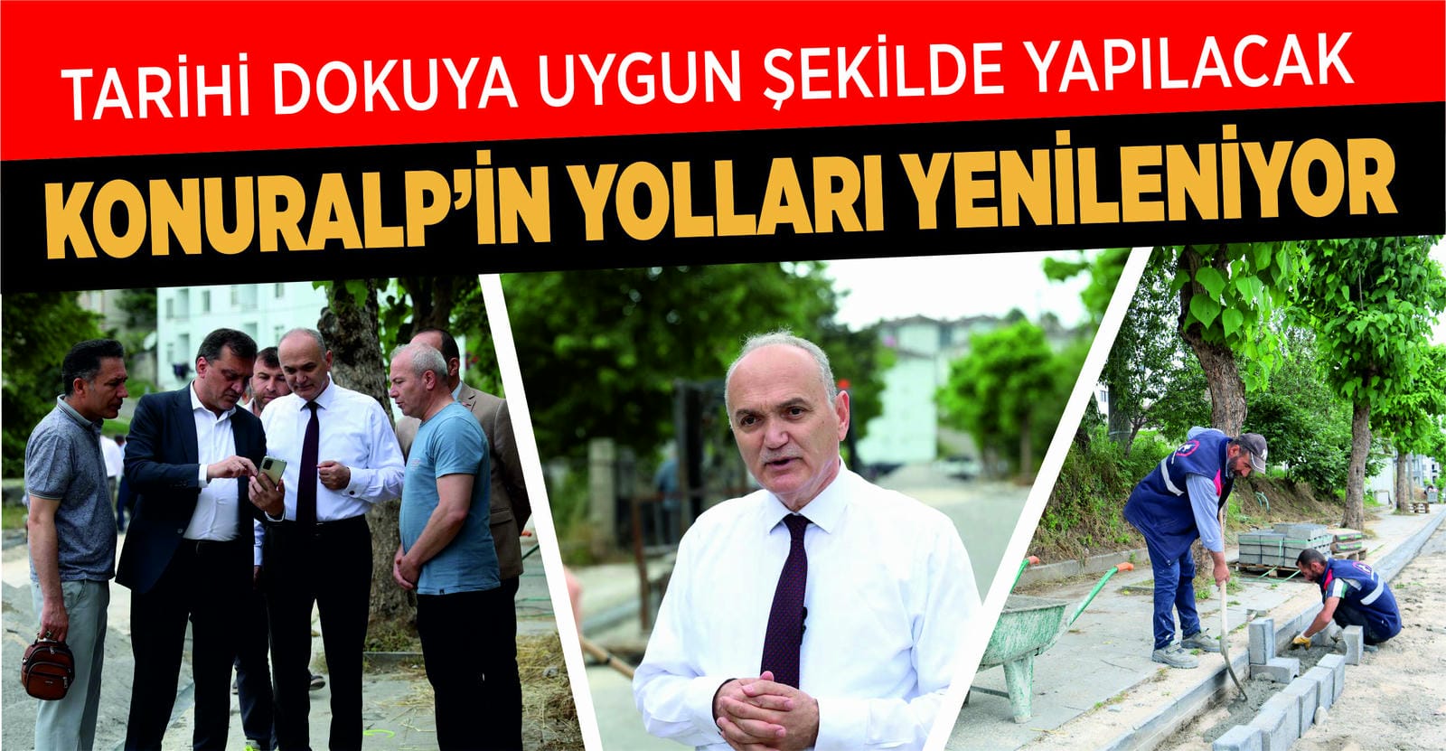 KONURALP’DE ÇALIŞMALAR BAŞLADI