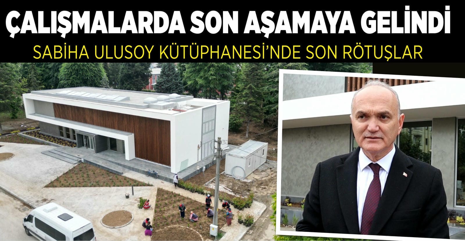 KÜTÜPHANE'DE SON RÖTUŞLAR
