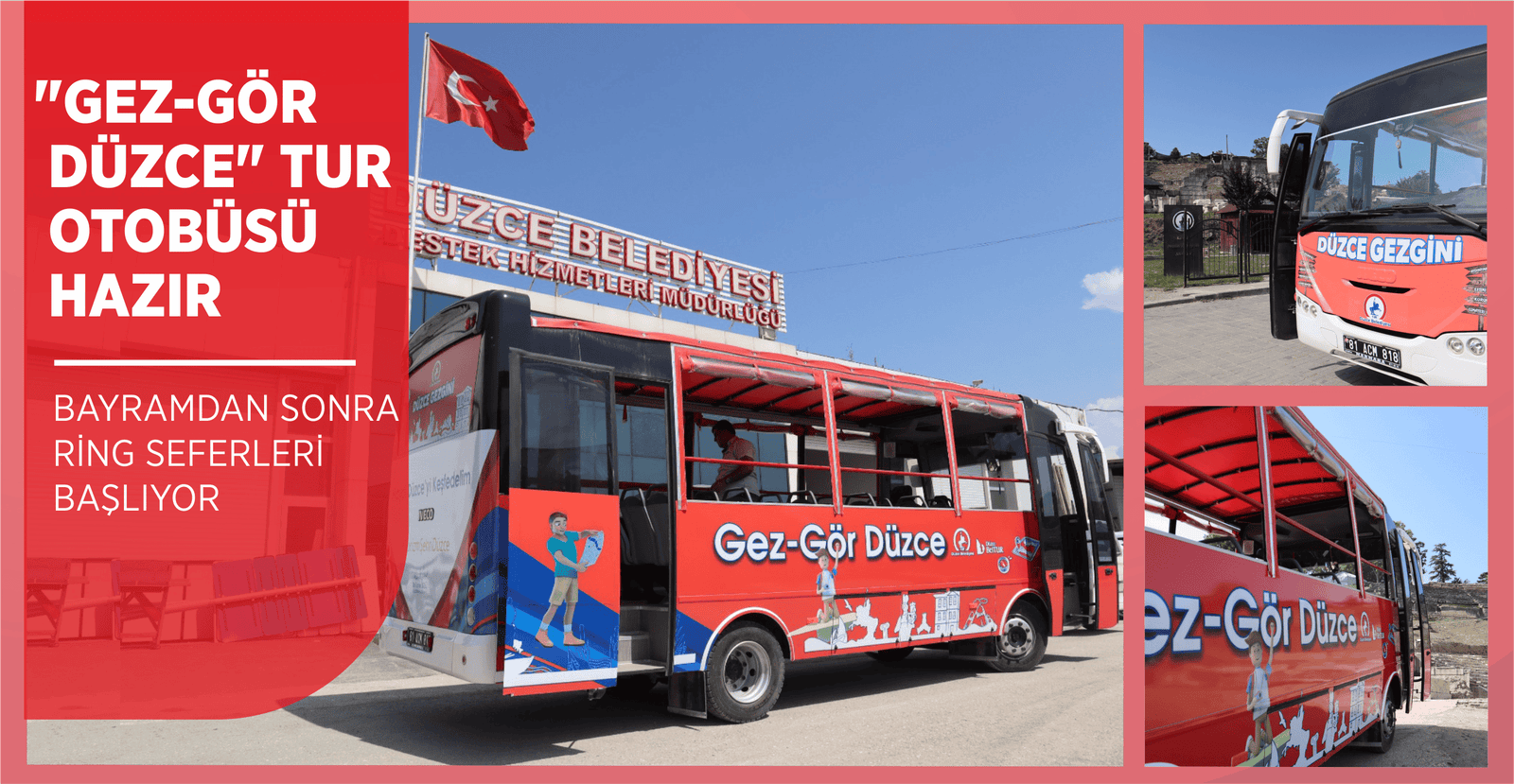 "GEZ-GÖR DÜZCE" TUR OTOBÜSÜ HAZIR