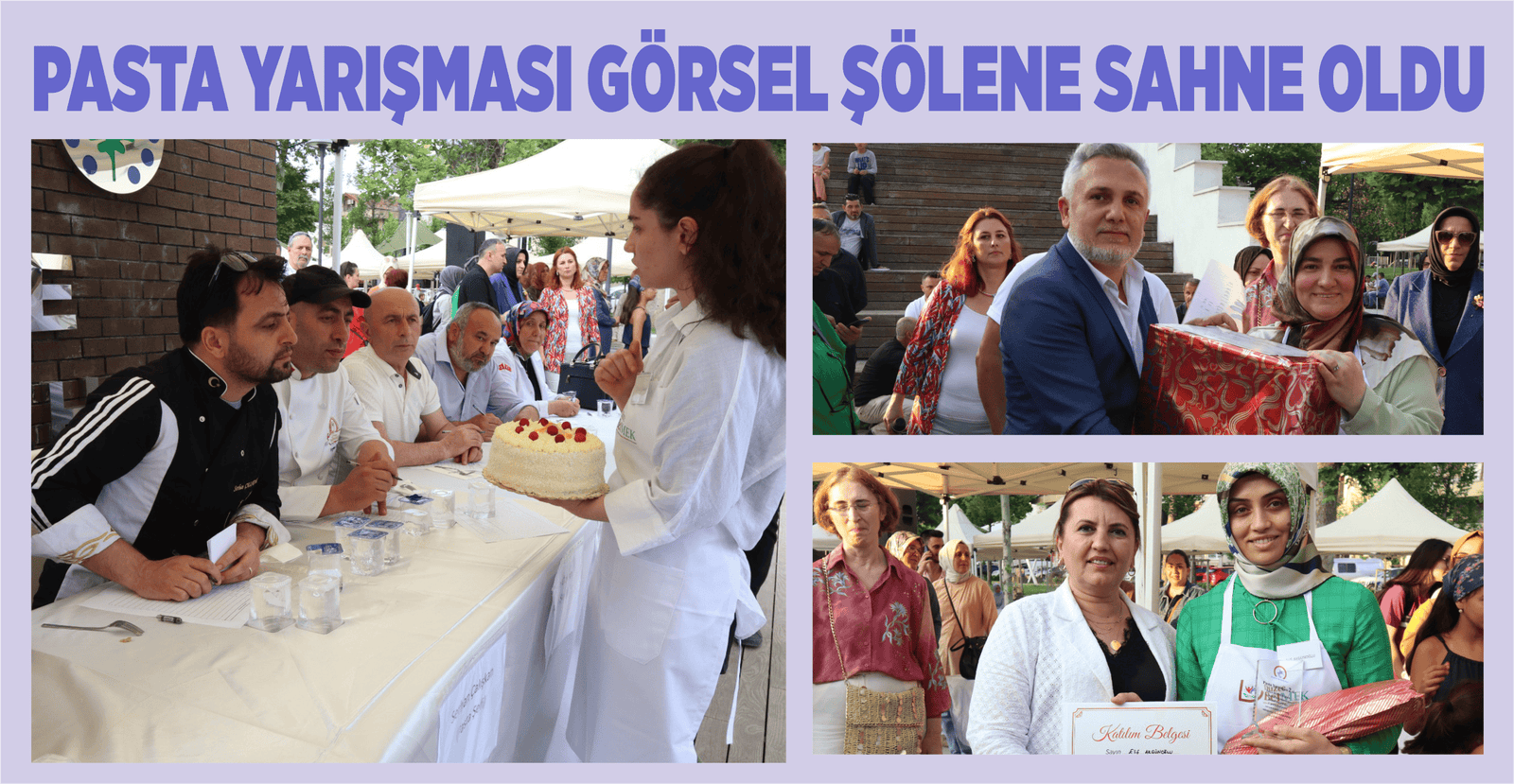 PASTA YARIŞMASI GÖRSEL ŞÖLENE SAHNE OLDU