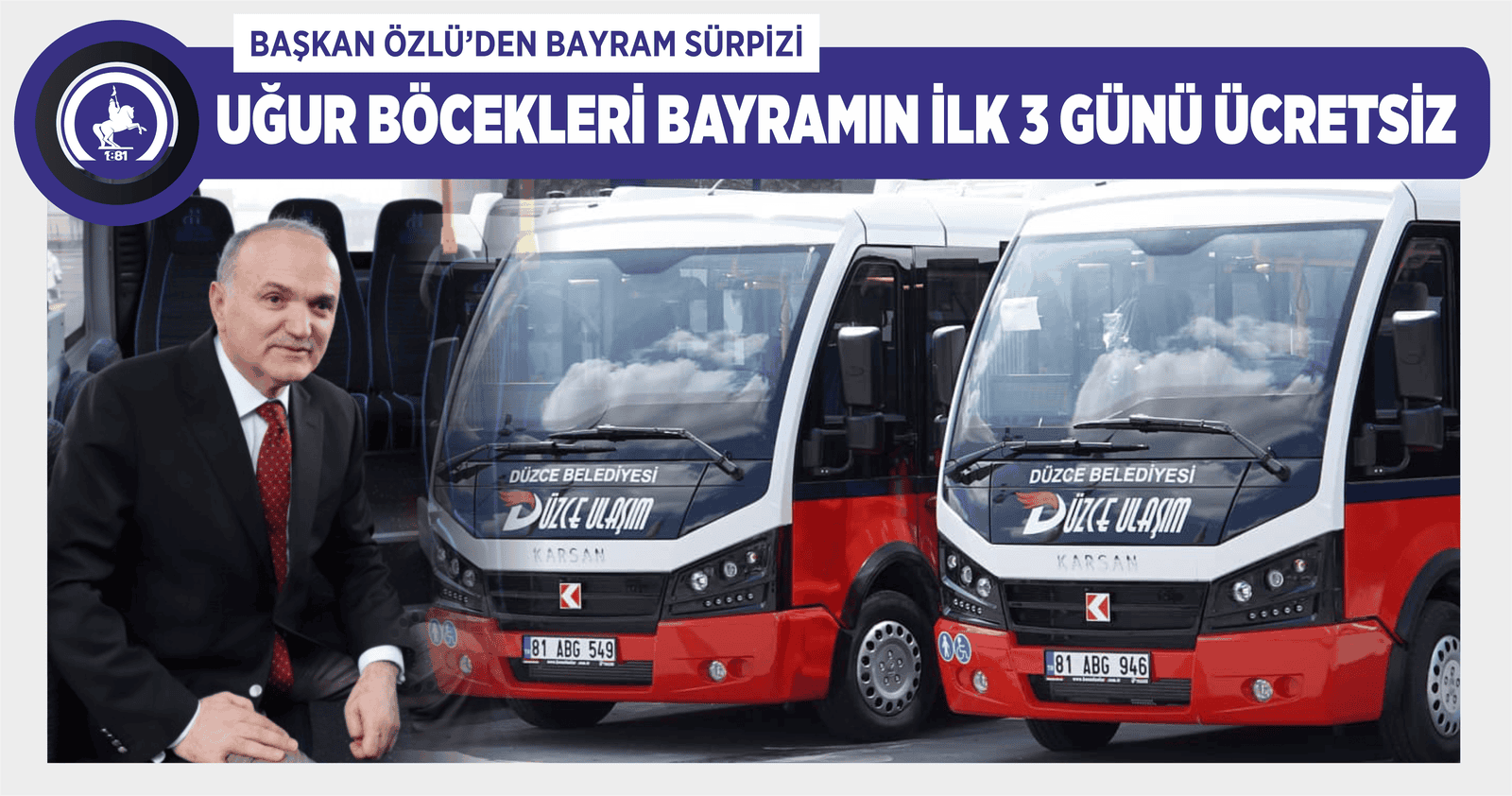 BAŞKAN ÖZLÜ’DEN BAYRAM SÜRPİZİ