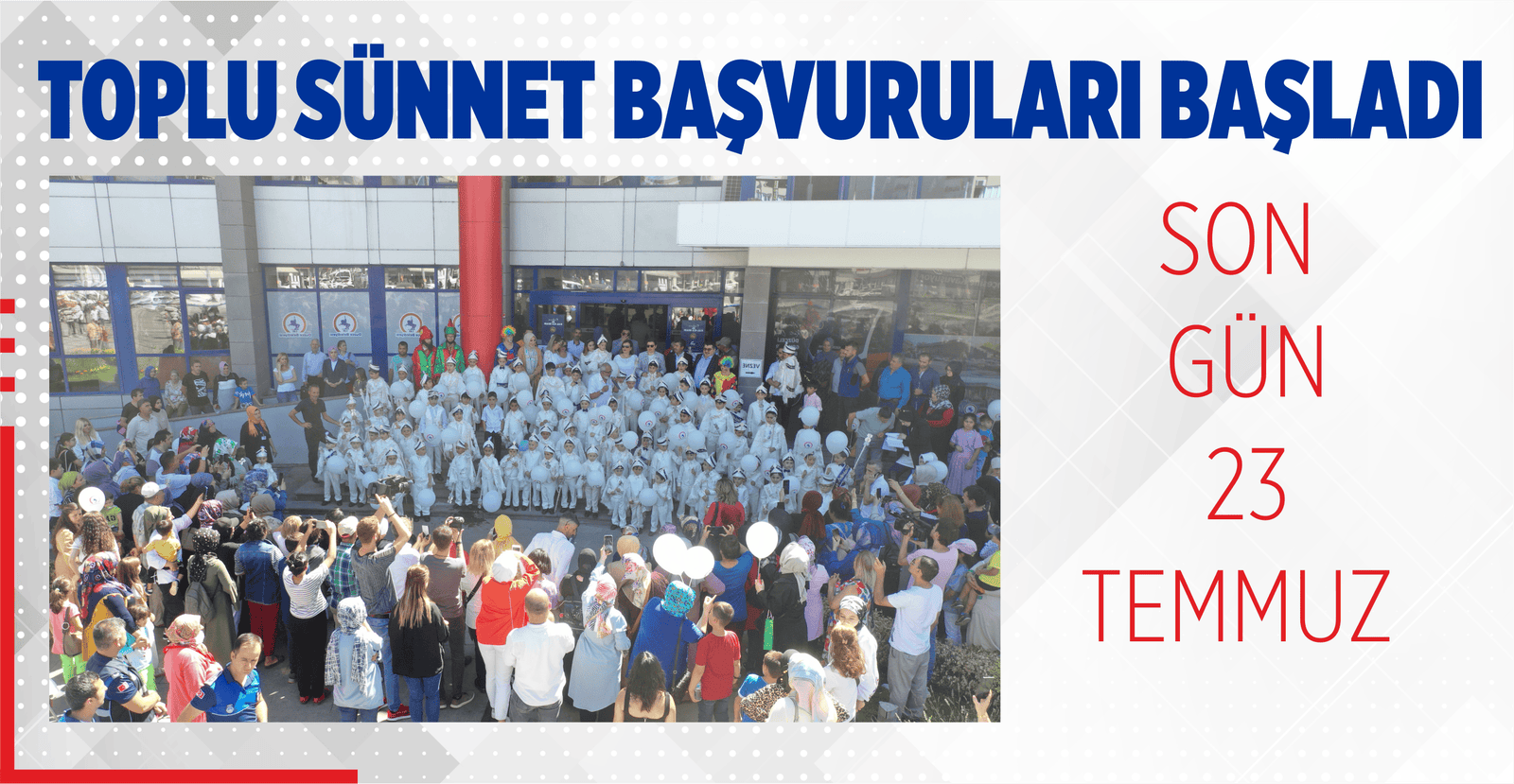 TOPLU SÜNNET BAŞVURULARI BAŞLADI