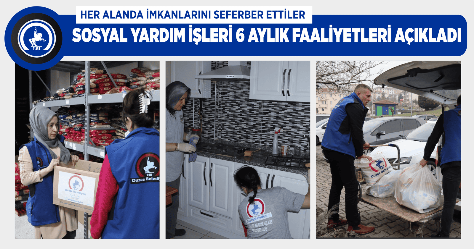 SOSYAL YARDIM İŞLERİ 6 AYLIK FAALİYETLERİ AÇIKLADI