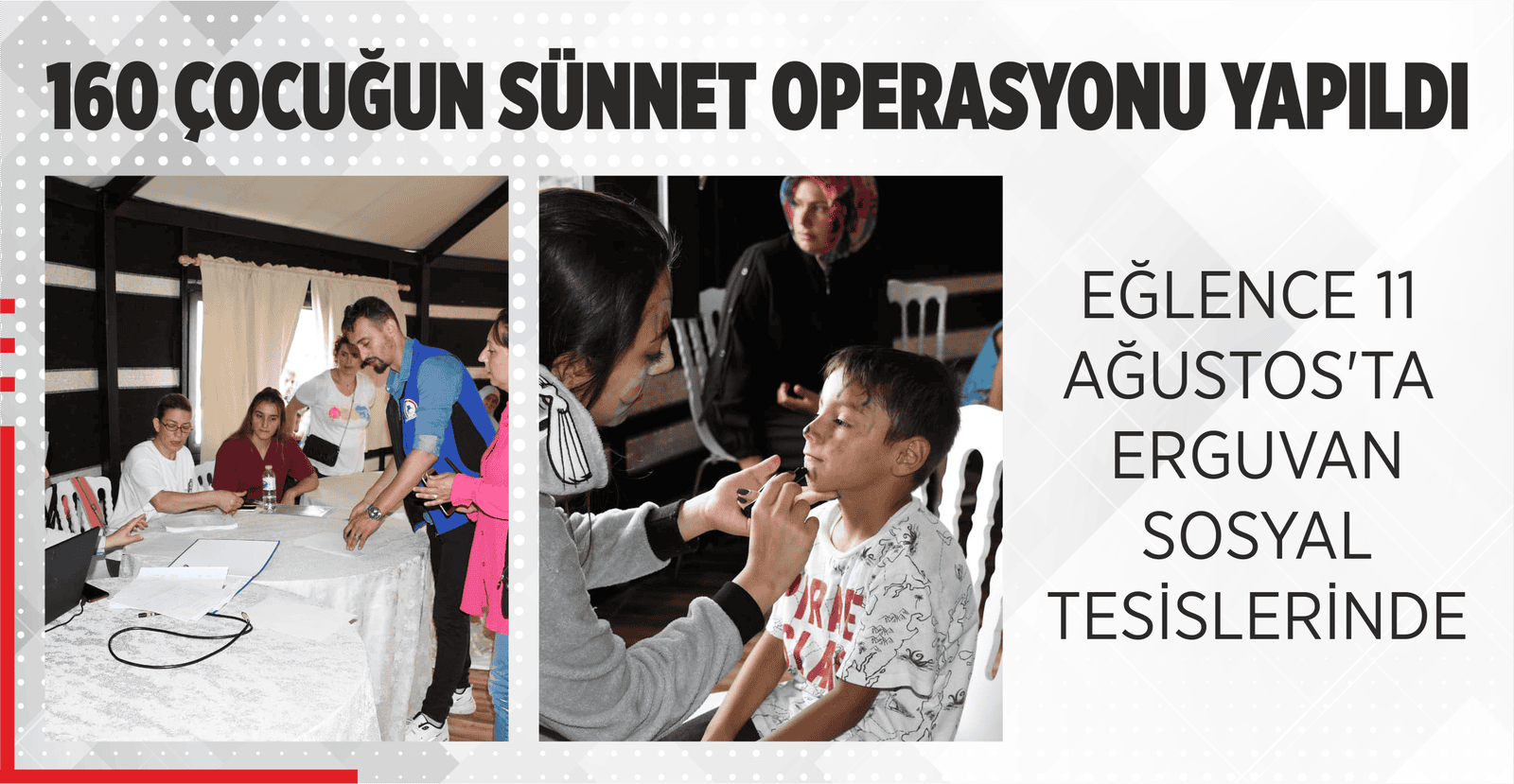 EĞLENCE 11 AĞUSTOS’TA ERGUVAN SOSYAL TESİSLERİNDE