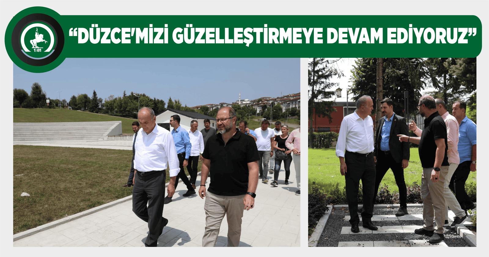 BAŞKAN ÖZLÜ PARKLARI GEZDİ