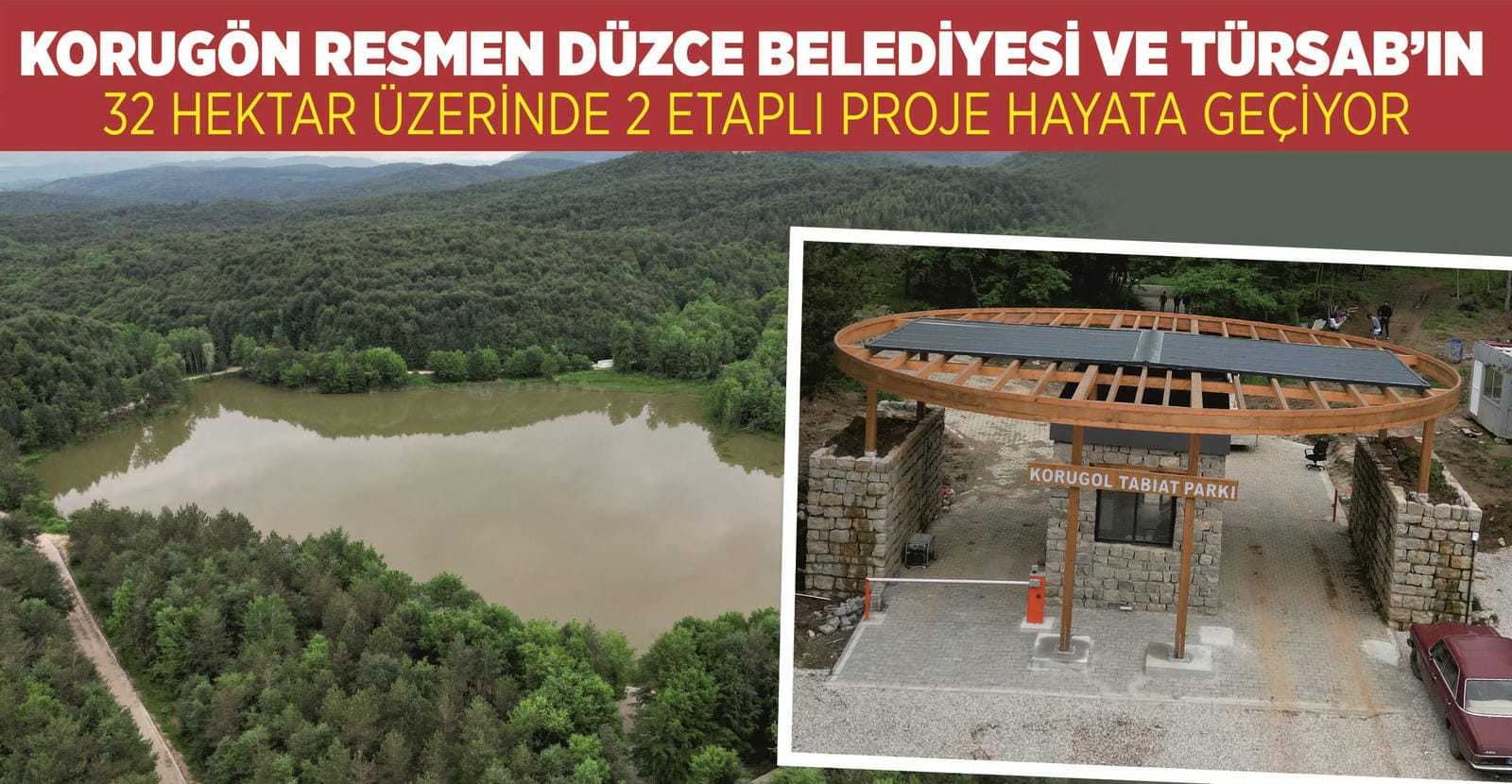 İLK PROJE MESİRE ALANLARININ İNŞASINI İÇERİYOR