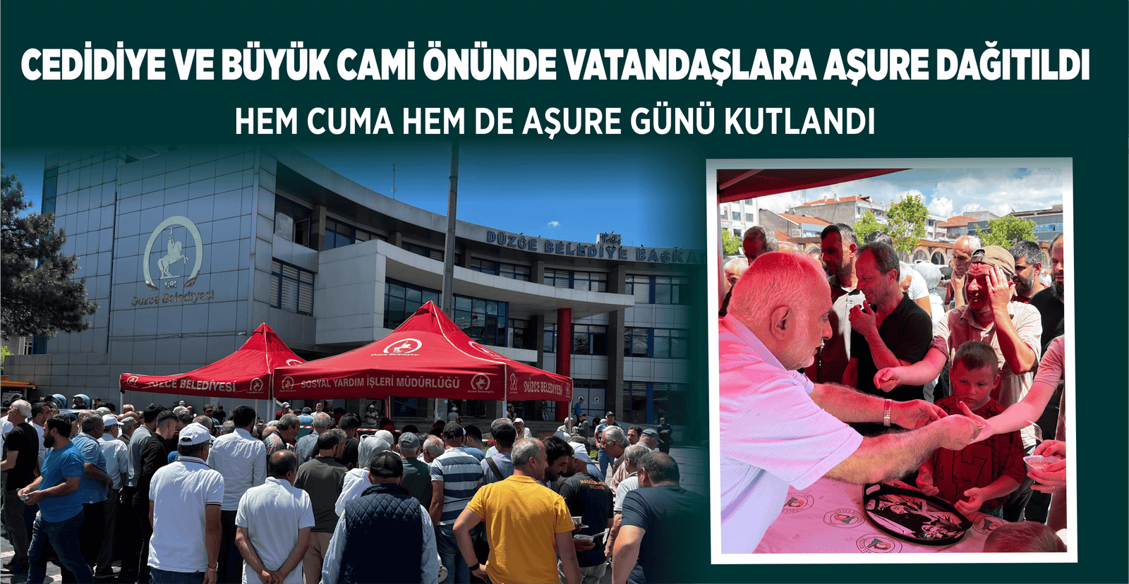 HEM CUMA HEM DE AŞURE GÜNÜ KUTLANDI