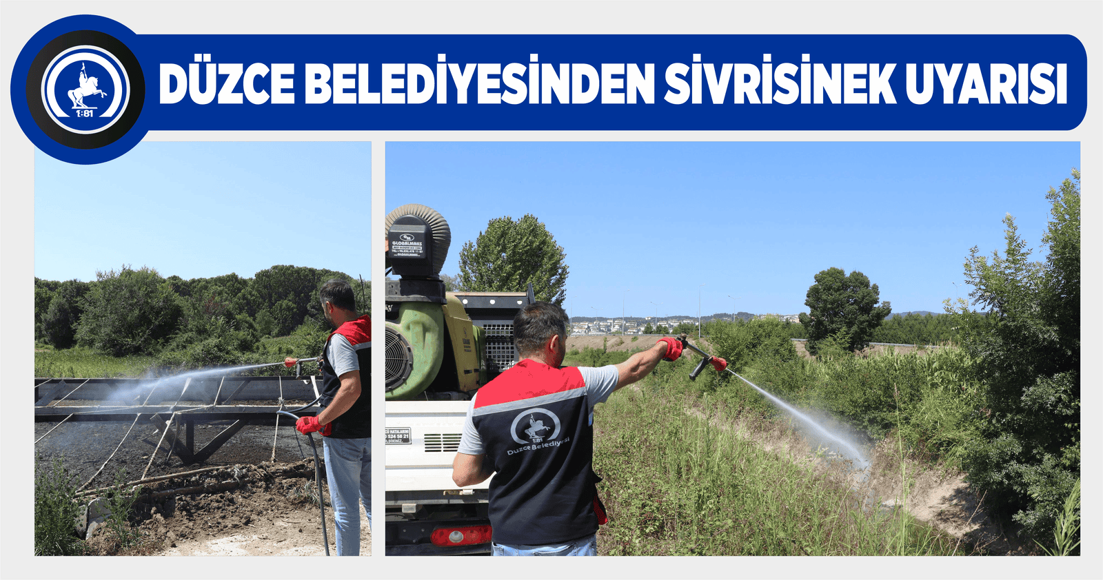 DÜZCE BELEDİYESİNDEN SİVRİSİNEK UYARISI