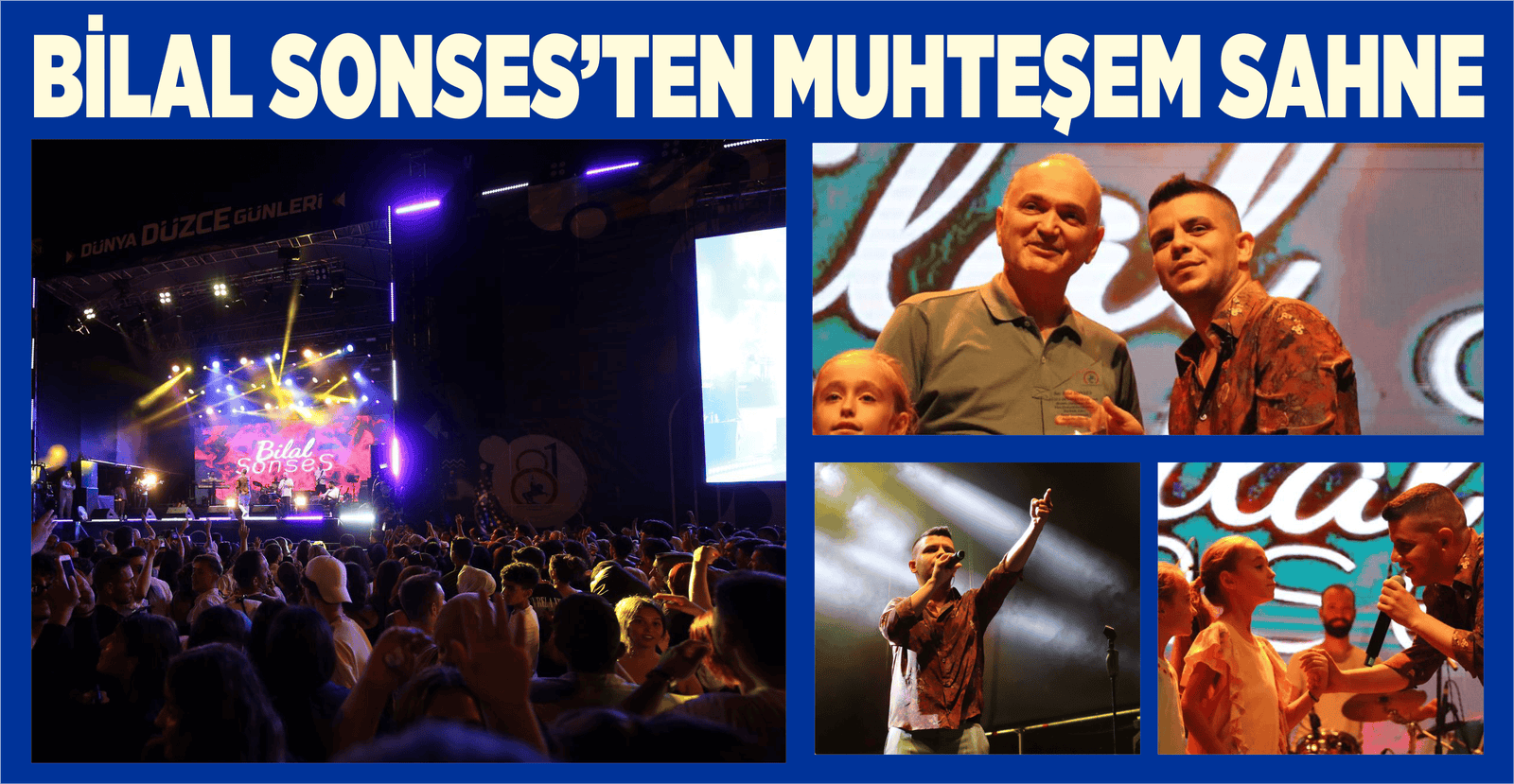 BİLAL SONSES’TEN MUHTEŞEM SAHNE
