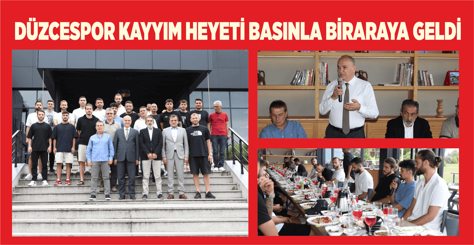 DÜZCESPOR KAYYIM HEYETİ BASINLA BİRARAYA GELDİ