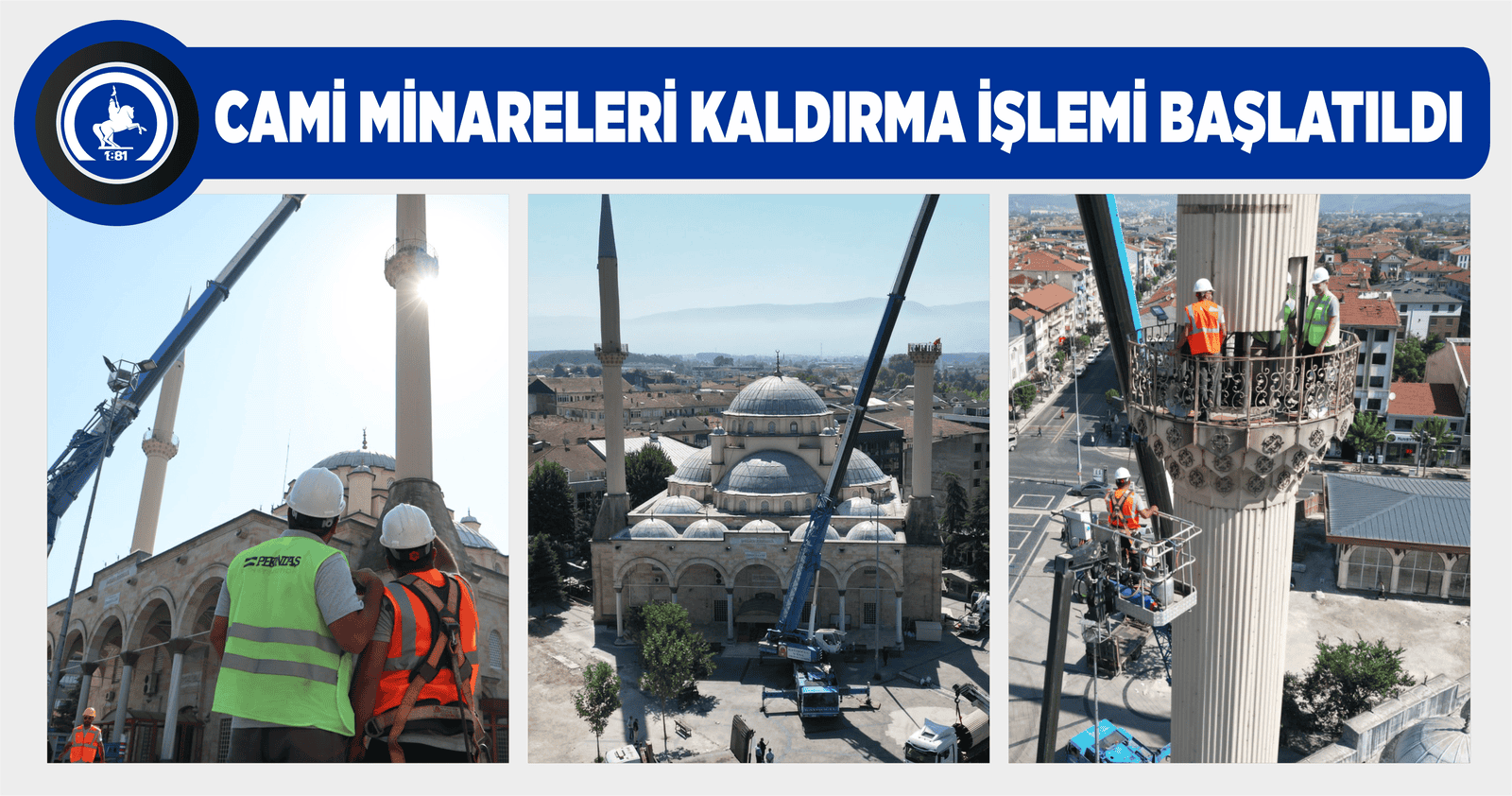 CEDİDİYE CAMİ YENİ MİNARELERİ İLE DAHA GÖRKEMLİ OLACAK