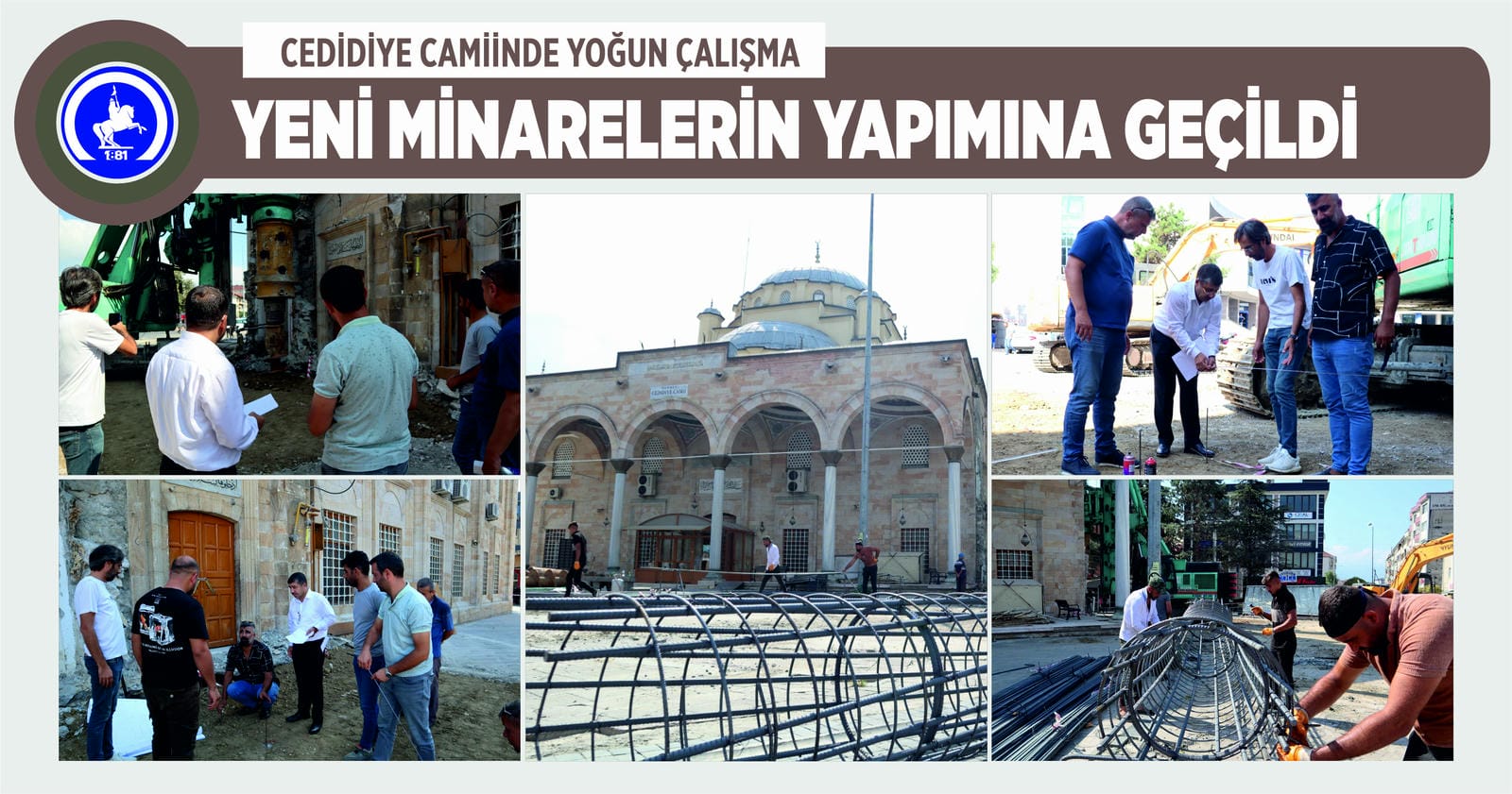 CEDİDİYE CAMİİNDE YOĞUN ÇALIŞMA
