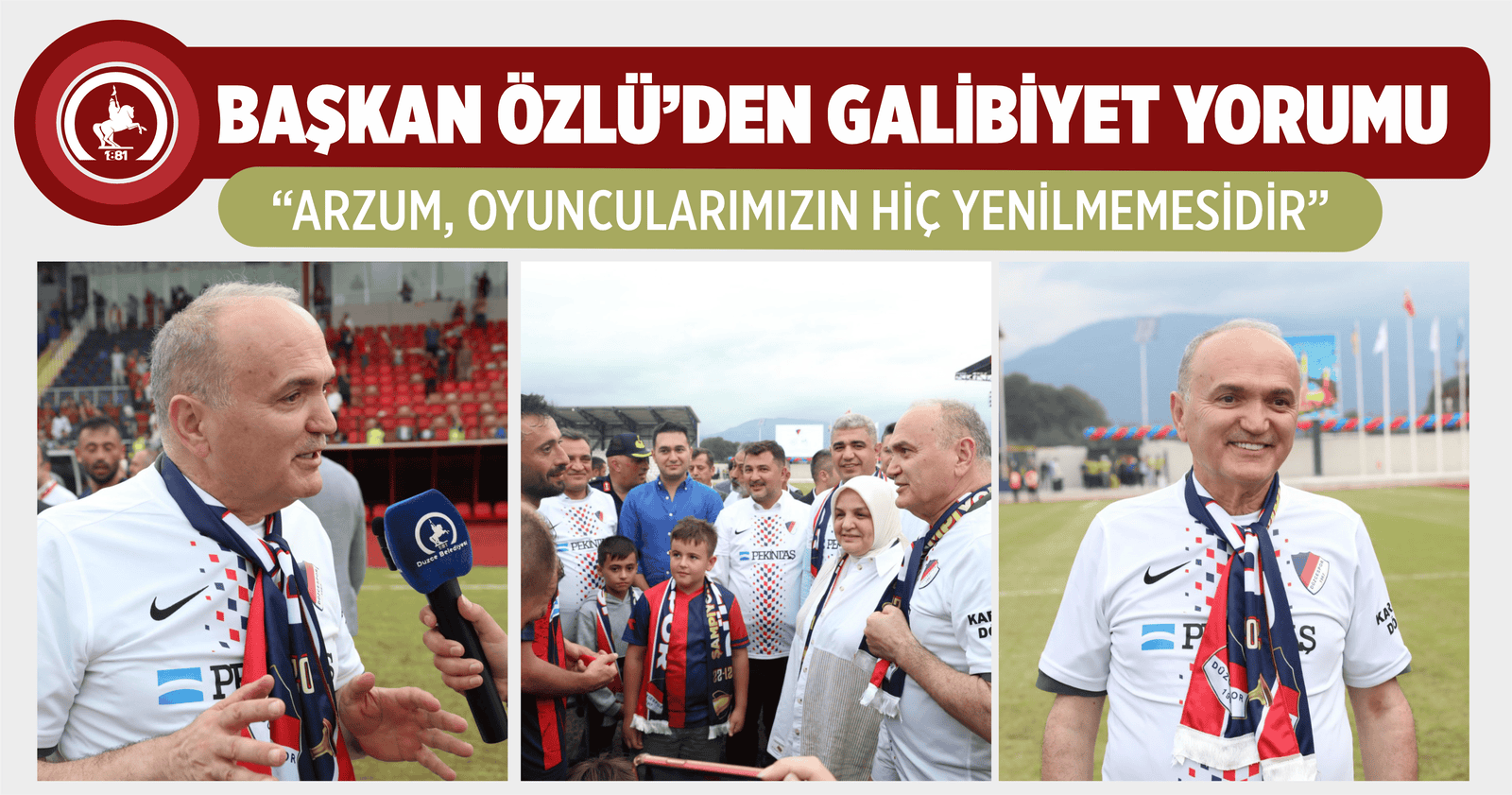 YENİ STADYUMDA İLK MAÇ İLK GALİBİYET