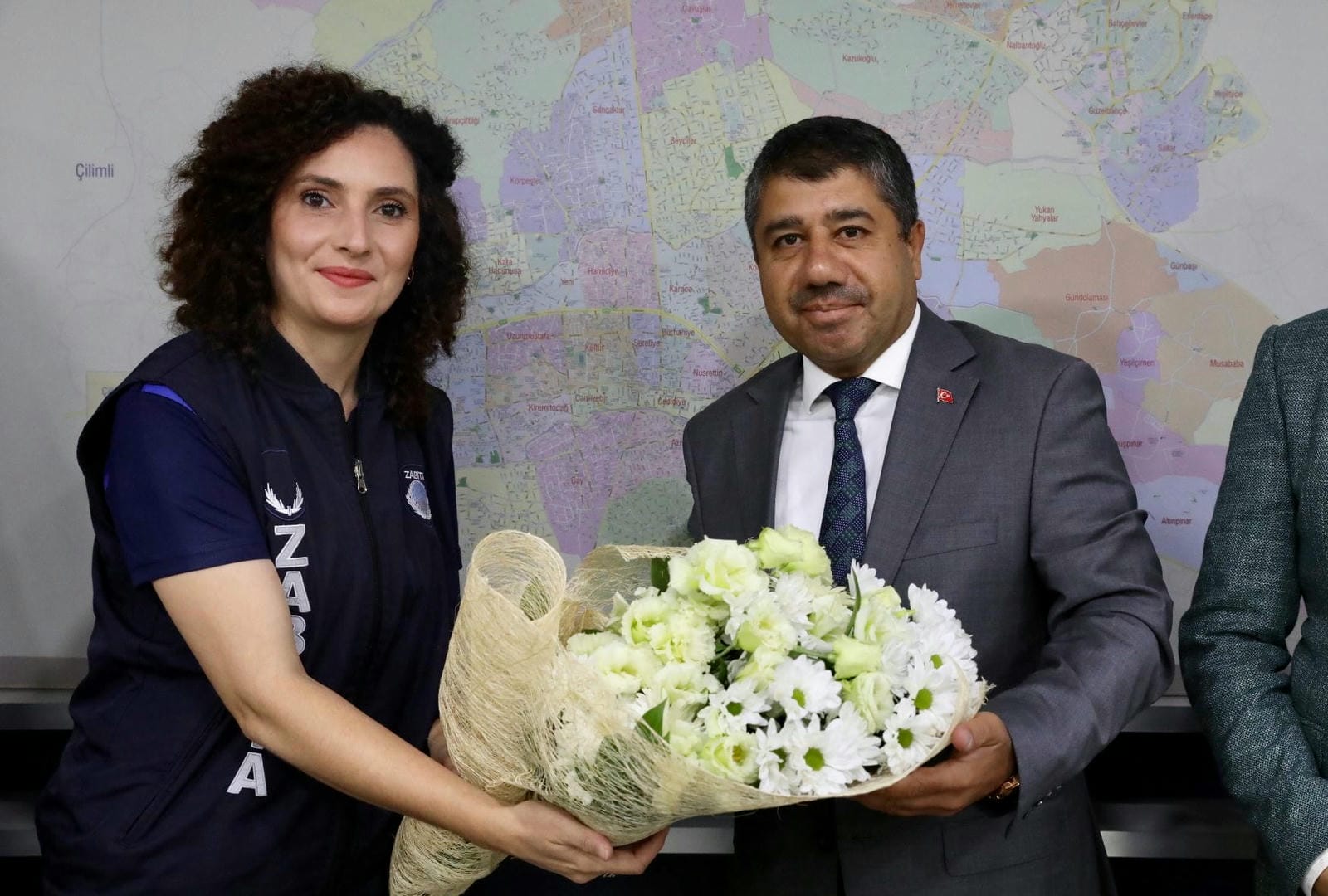 BAŞKANVEKİLİ GÜNDEN, ZABITA TEŞKİLATINI AĞIRLADI
