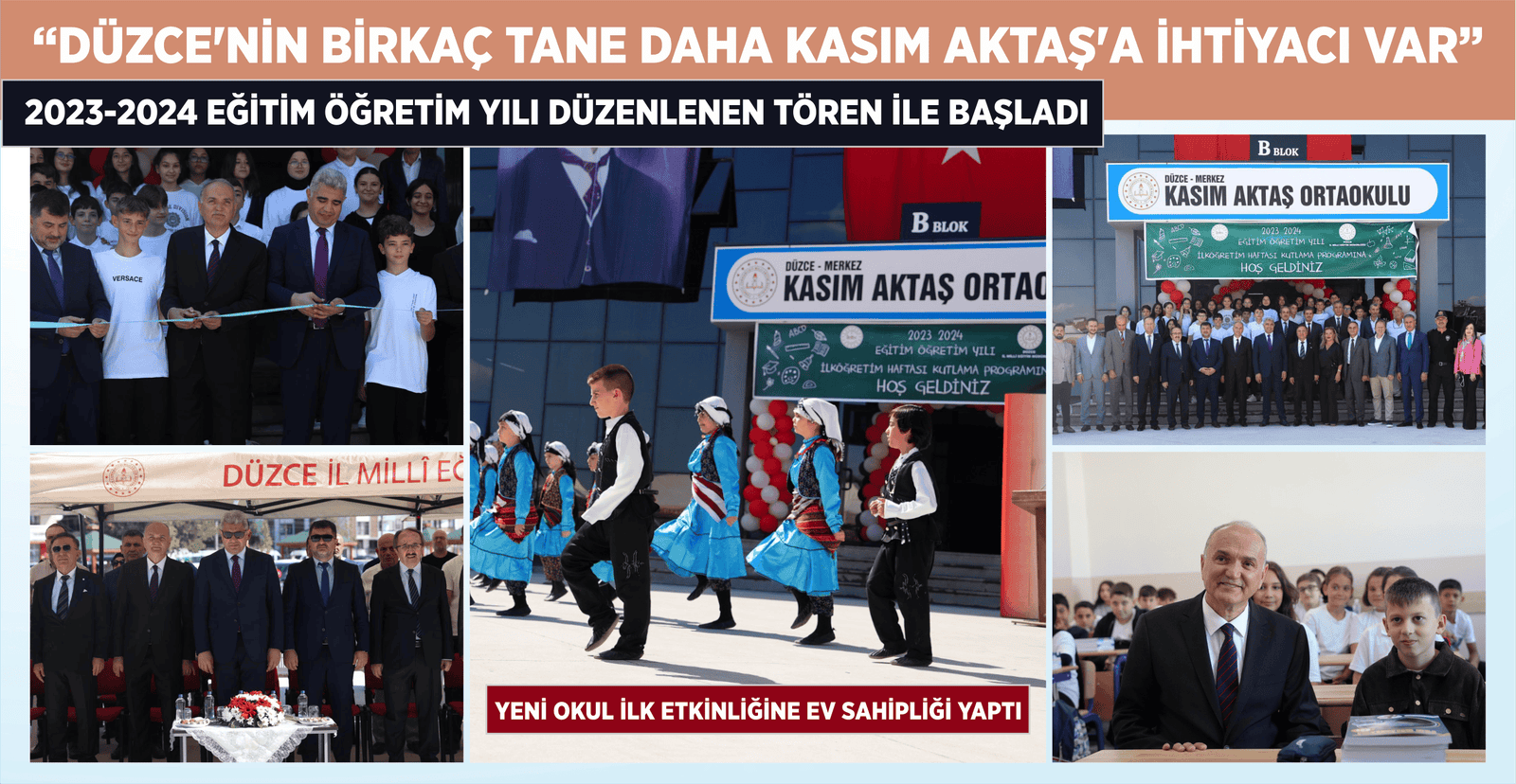 2023-2024 EĞİTİM ÖĞRETİM YILI DÜZENLENEN TÖREN İLE BAŞLADI