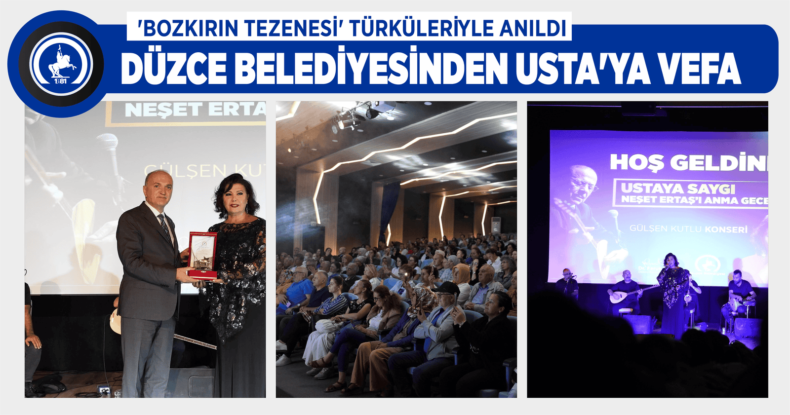 DÜZCE BELEDİYESİNDEN USTA’YA VEFA