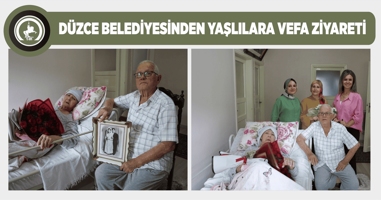 DÜZCE BELEDİYESİNDEN YAŞLILARA VEFA ZİYARETİ