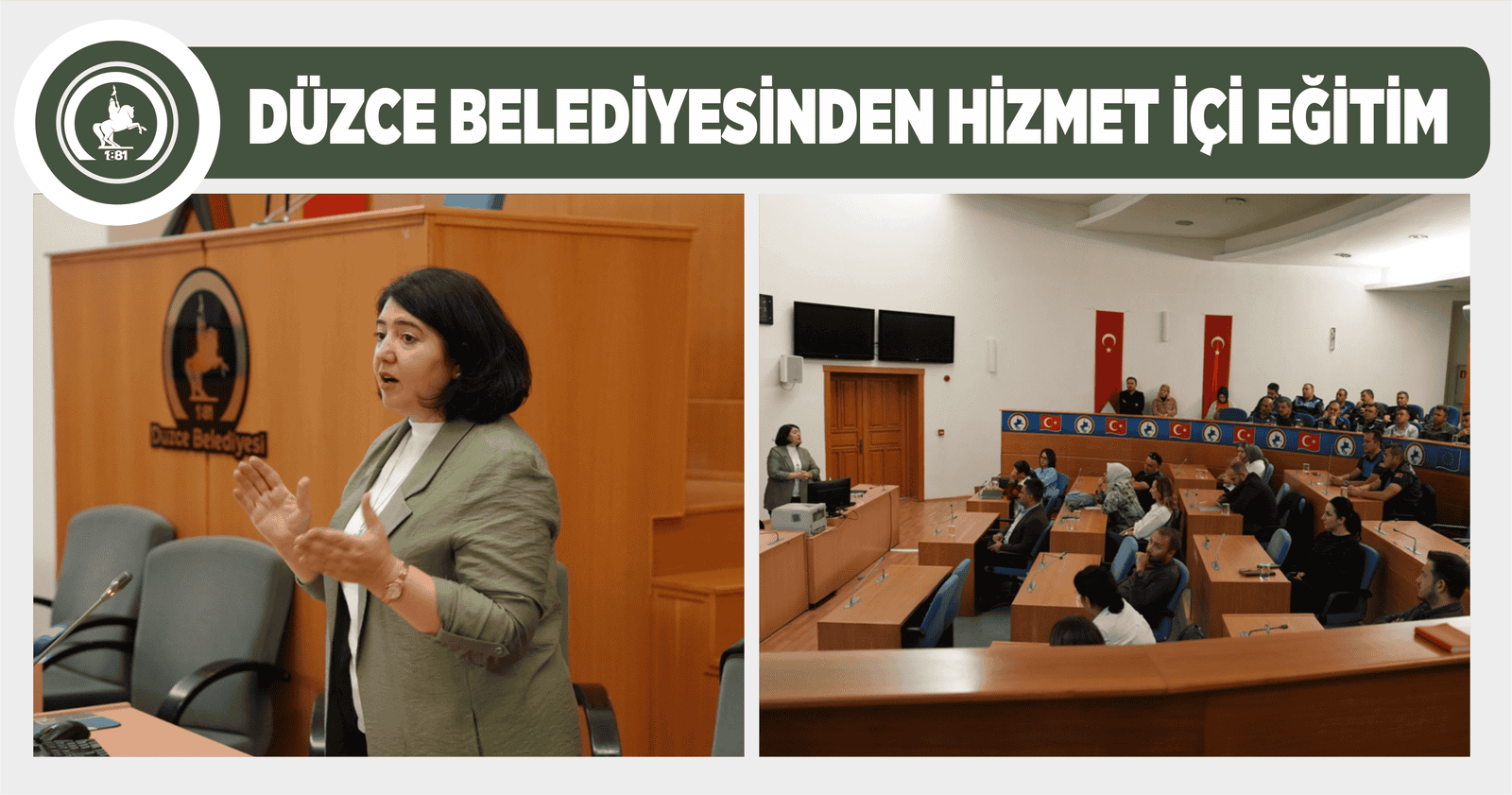 DÜZCE BELEDİYESİNDEN HİZMET İÇİ EĞİTİM