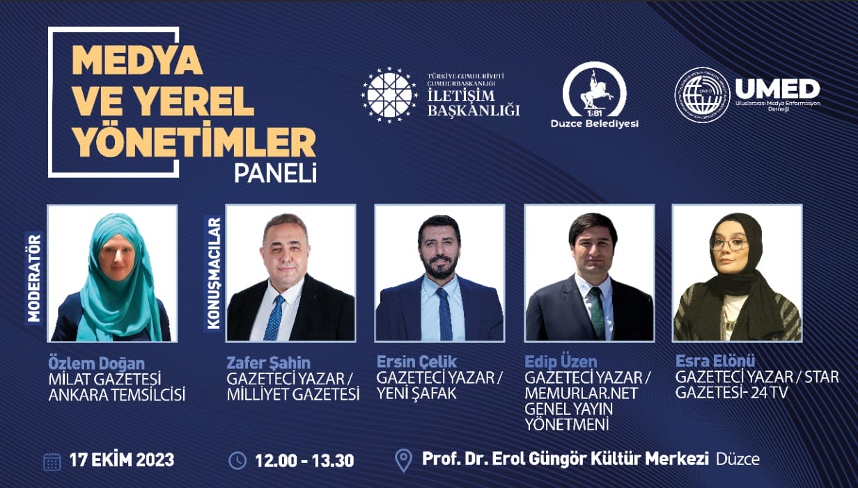 ‘MEDYA VE YEREL YÖNETİMLER PANELİ’ DÜZENLENECEK