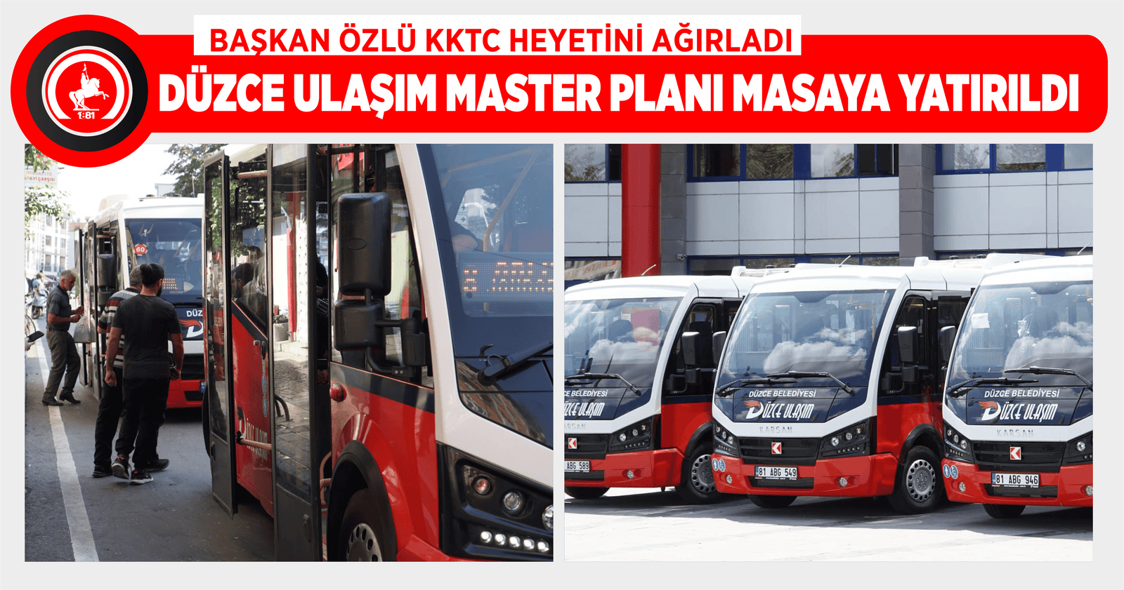 DÜZCE ULAŞIM MASTER PLANI MASAYA YATIRILDI