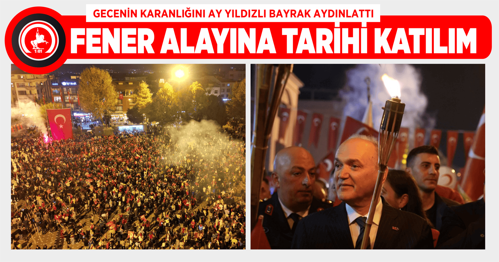 ZAFER MARŞLARINI HEP BİRLİKTE SÖYLEDİLER