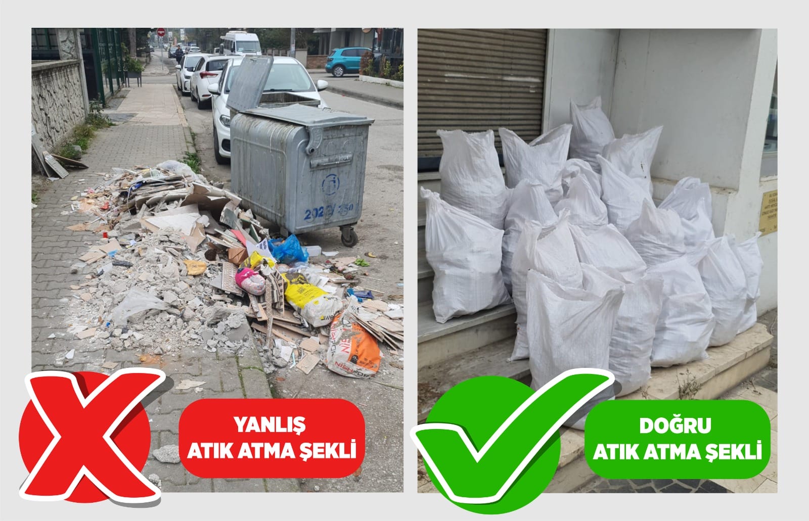 TEMİZLİK İŞLERİ MÜDÜRLÜĞÜNDEN VATANDAŞLARA UYARI