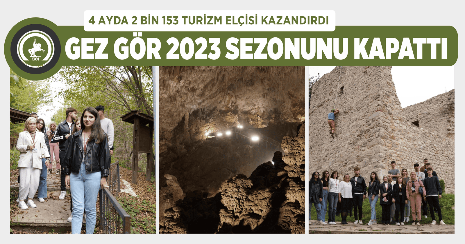 4 AYDA 2 BİN 153 TURİZM ELÇİSİ KAZANDIRDI