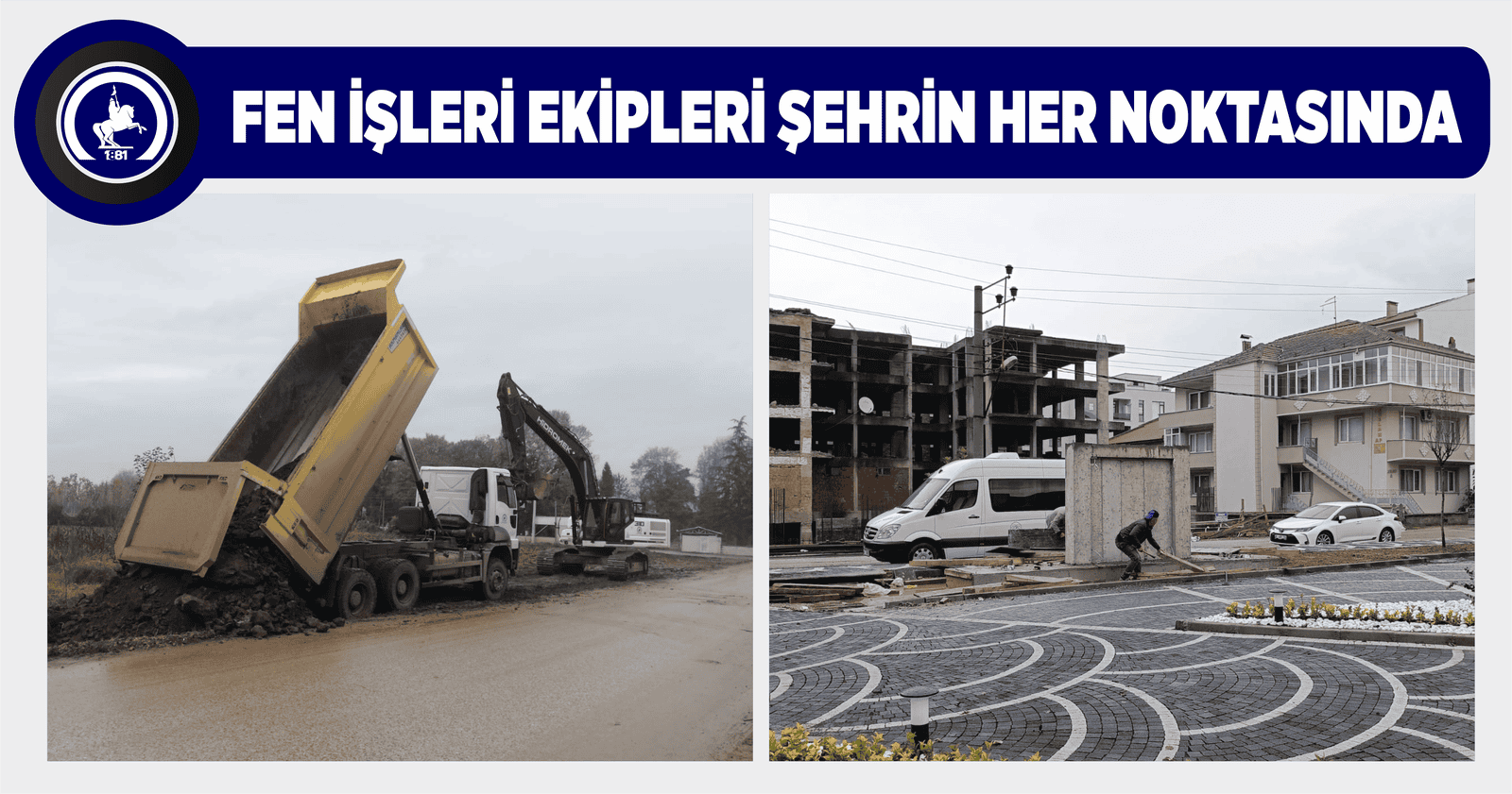 FEN İŞLERİ EKİPLERİ ŞEHRİN HER NOKTASINDA