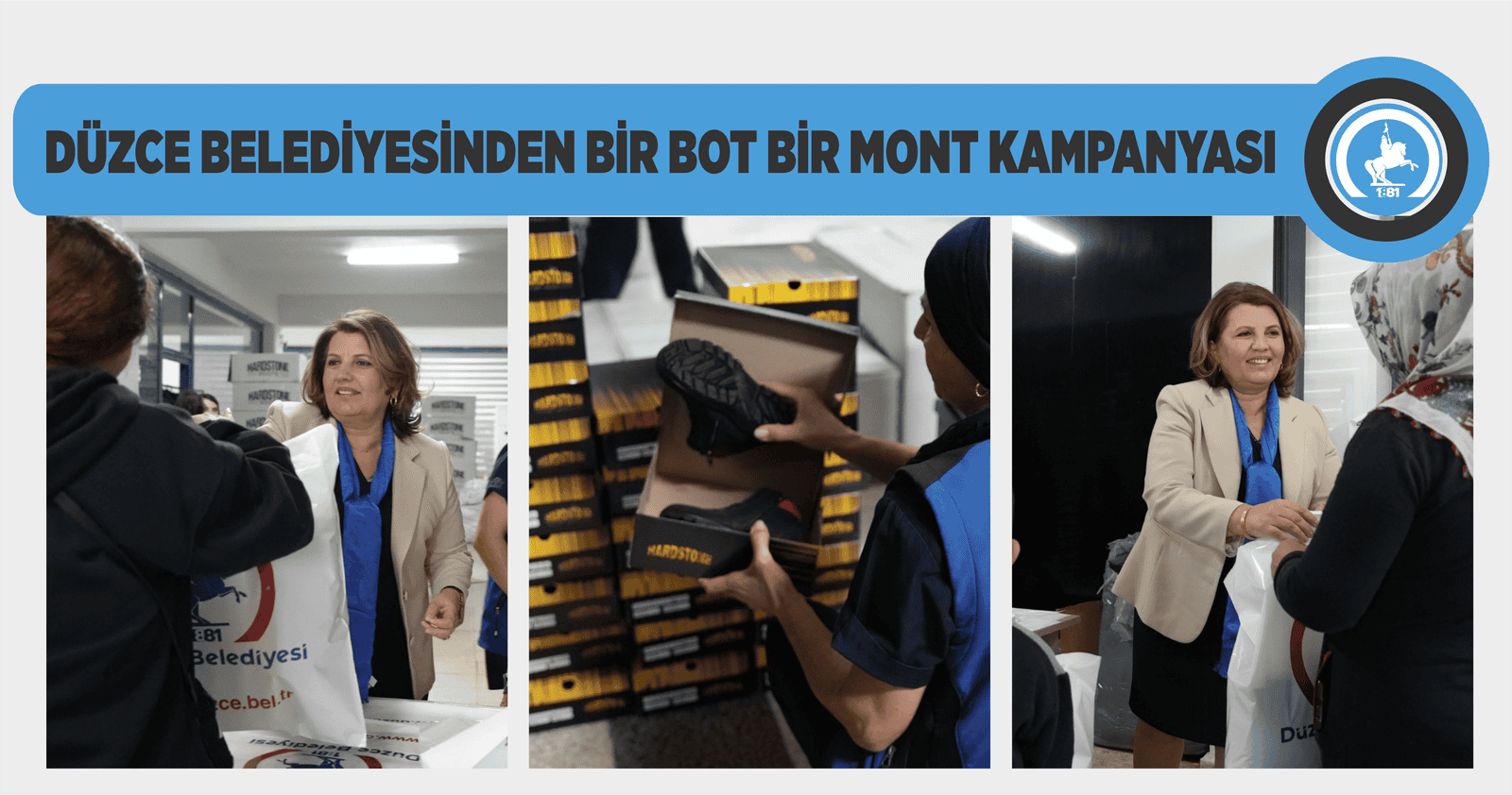 DÜZCE BELEDİYESİNDEN BİR BOT BİR MONT KAMPANYASI