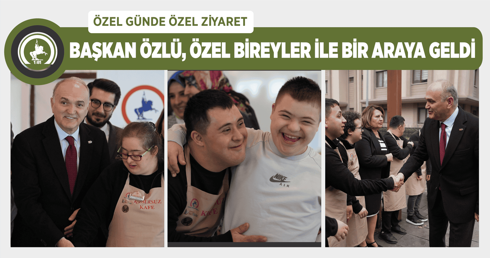 BAŞKAN ÖZLÜ, ÖZEL BİREYLER İLE BİR ARAYA GELDİ