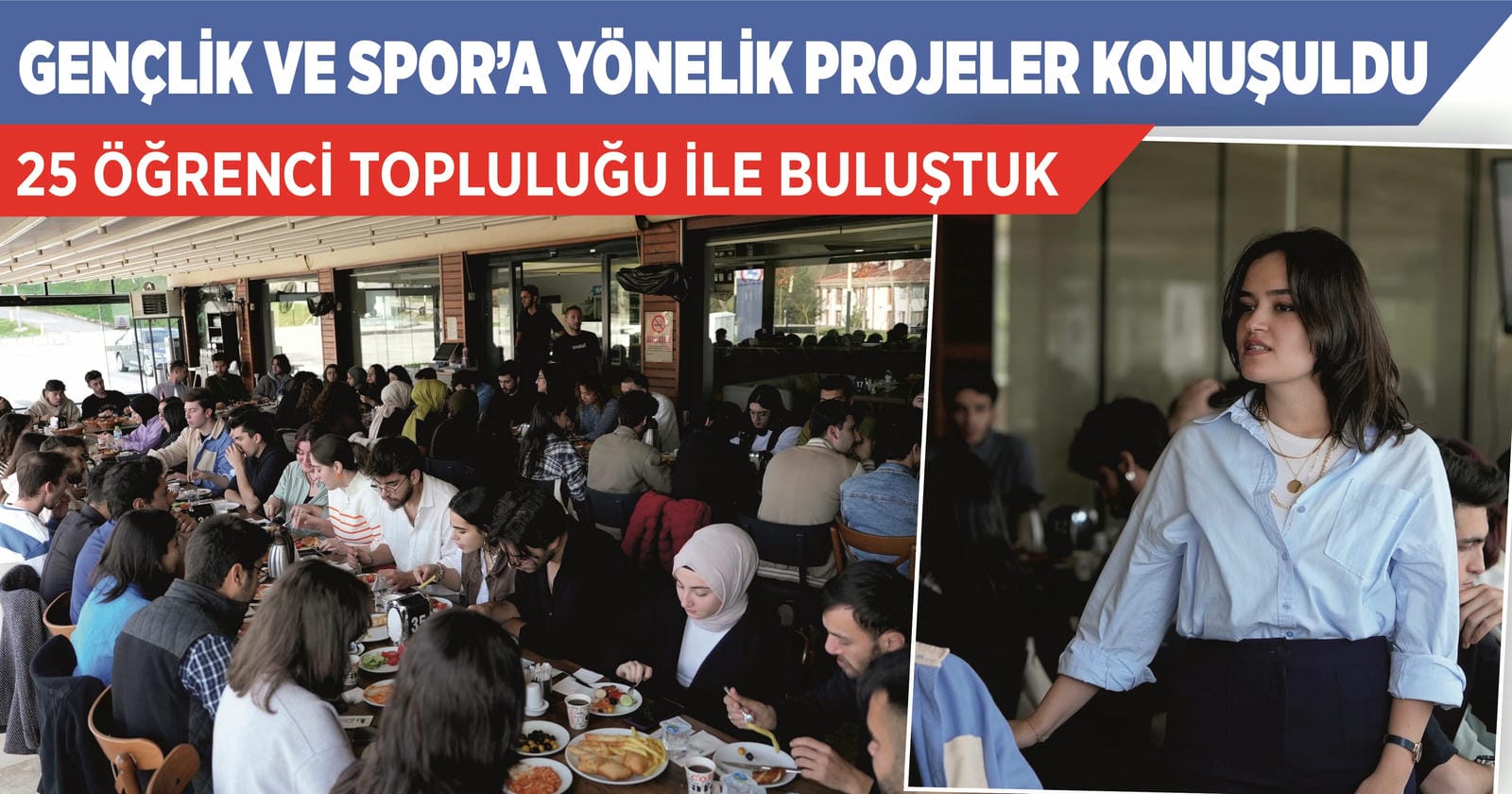 GENÇLİK VE SPOR’A YÖNELİK PROJELER KONUŞULDU