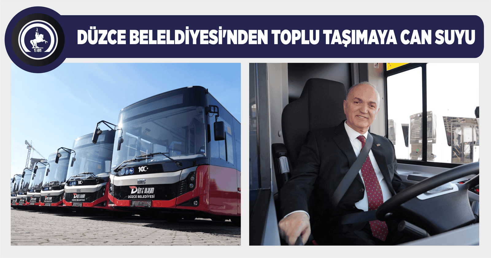 DÜZCE BELELDİYESİ’NDEN TOPLU TAŞIMAYA CAN SUYU