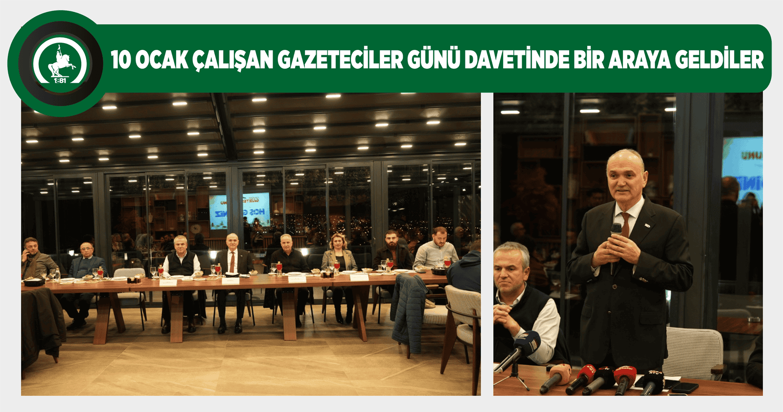 10 OCAK ÇALIŞAN GAZETECİLER GÜNÜ DAVETİNDE BİR ARAYA GELDİLER