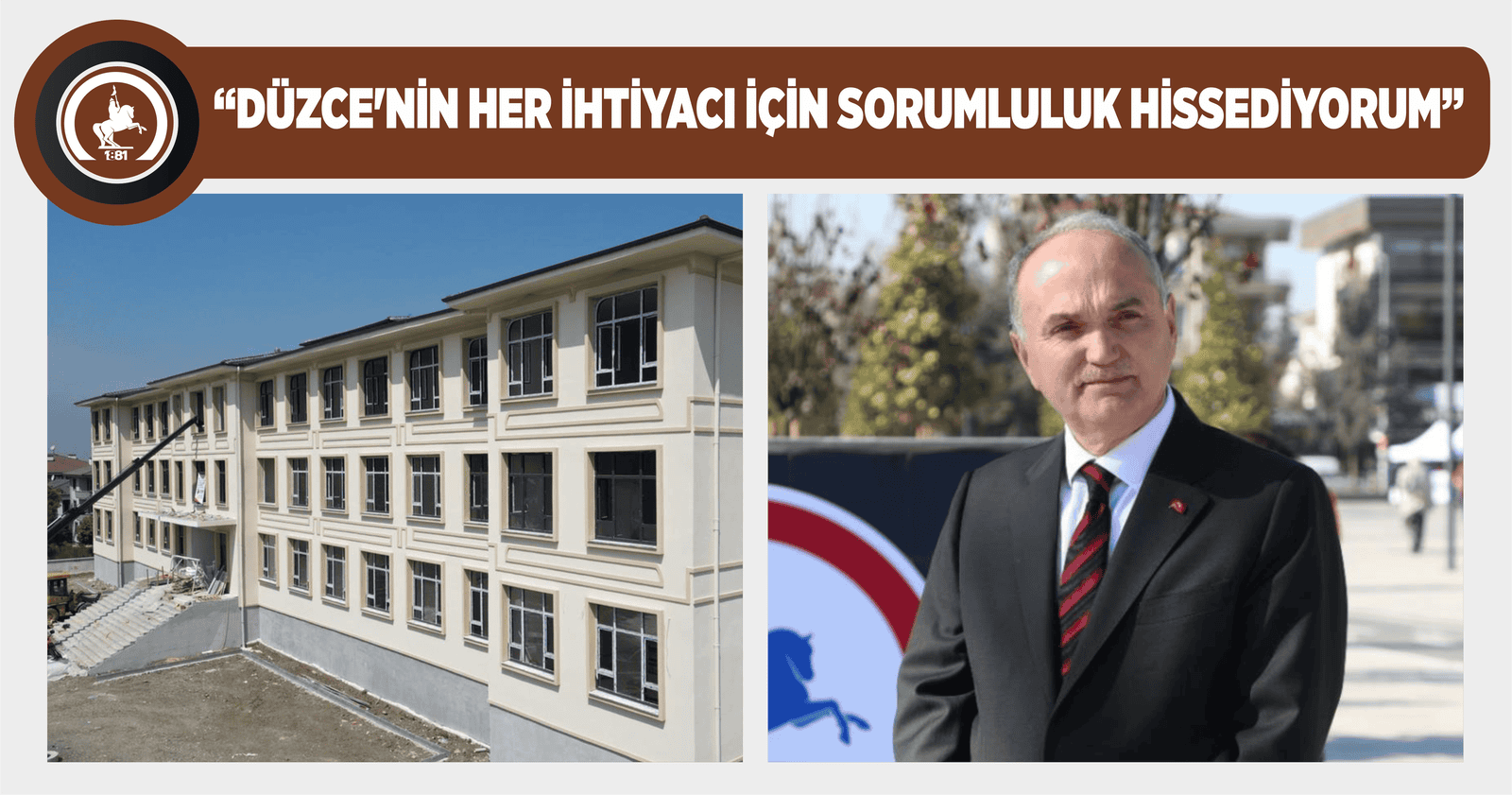 “DÜZCE’NİN HER İHTİYACI İÇİN SORUMLULUK HİSSEDİYORUM”