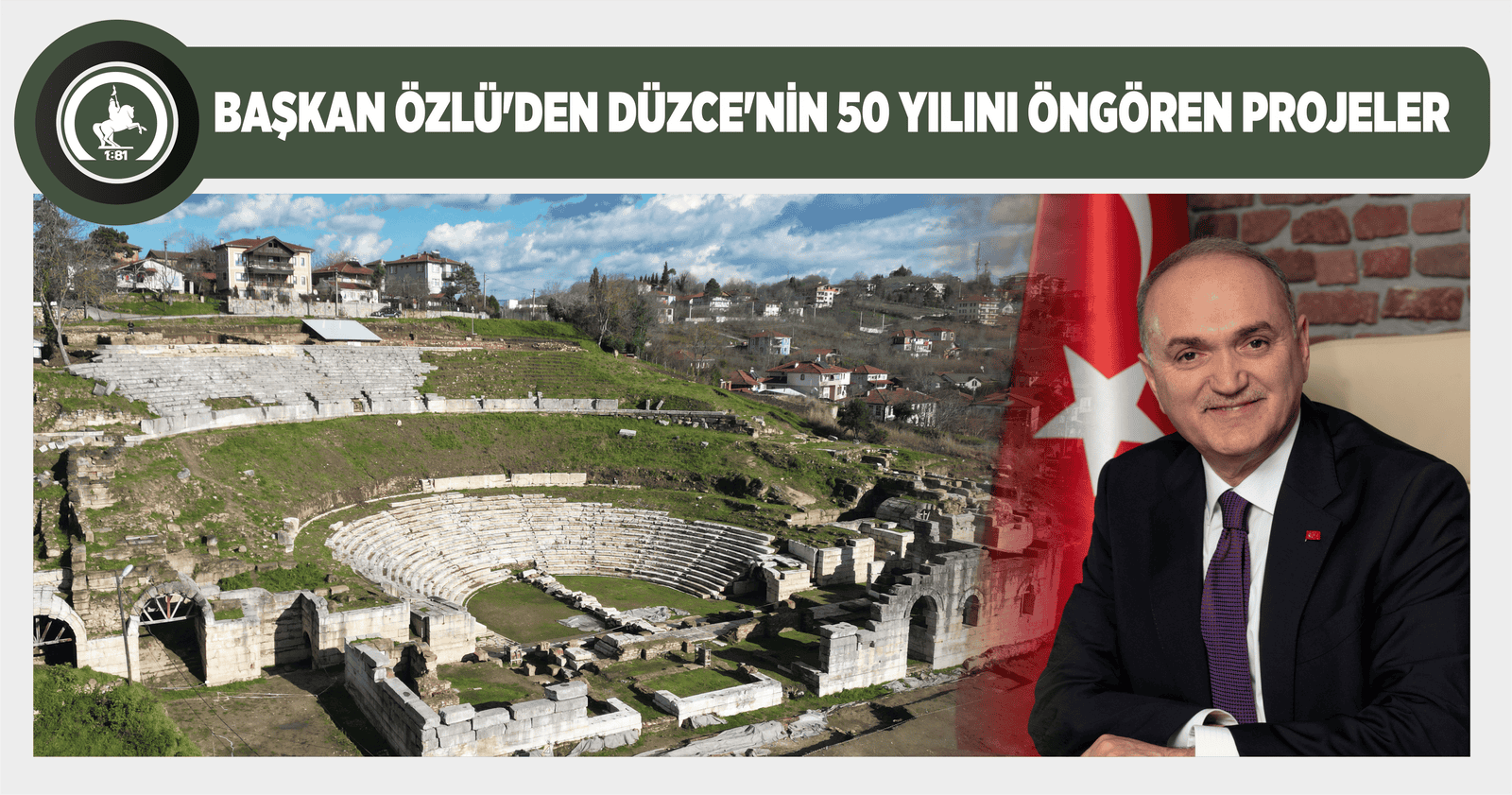 BAŞKAN ÖZLÜ’DEN DÜZCE’NİN 50 YILINI ÖNGÖREN PROJELER