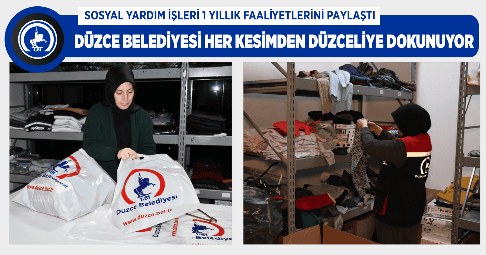 SOSYAL YARDIM İŞLERİ 1 YILLIK FAALİYETLERİNİ PAYLAŞTI