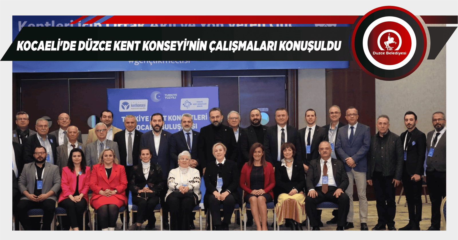 KOCAELİ’DE DÜZCE KENT KONSEYİ’NİN ÇALIŞMALARI KONUŞULDU