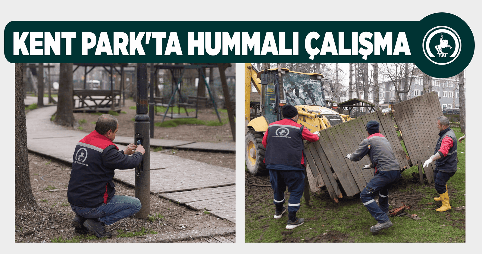 KENT PARK’TA HUMMALI ÇALIŞMA