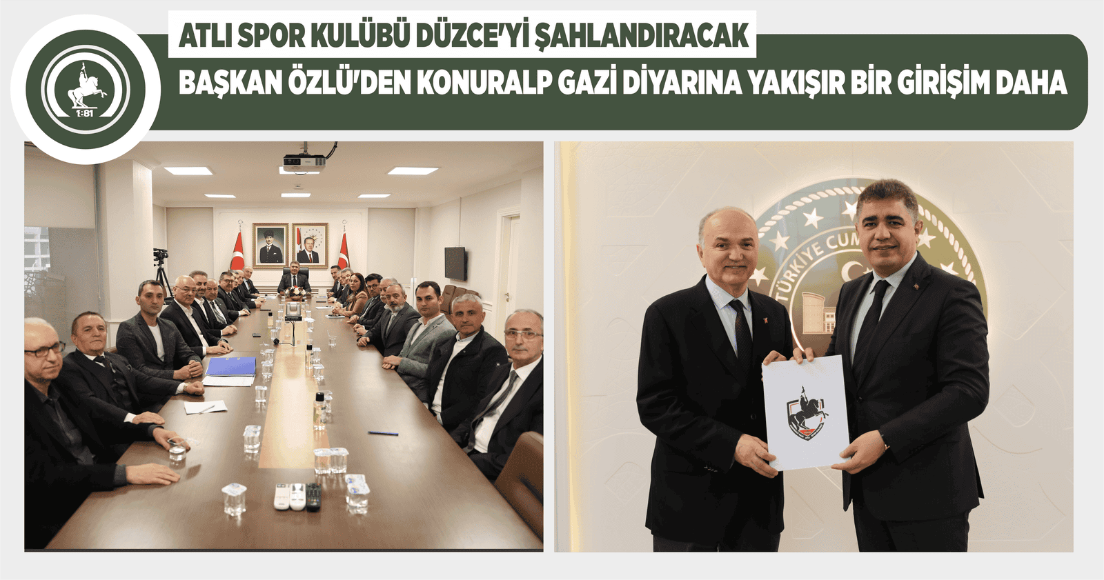 BAŞKAN ÖZLÜ’DEN KONURALP GAZİ DİYARINA YAKIŞIR BİR GİRİŞİM DAHA