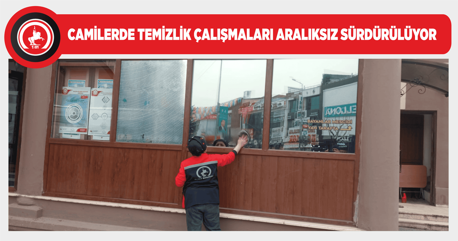 CAMİLERDE TEMİZLİK ÇALIŞMALARI ARALIKSIZ SÜRDÜRÜLÜYOR