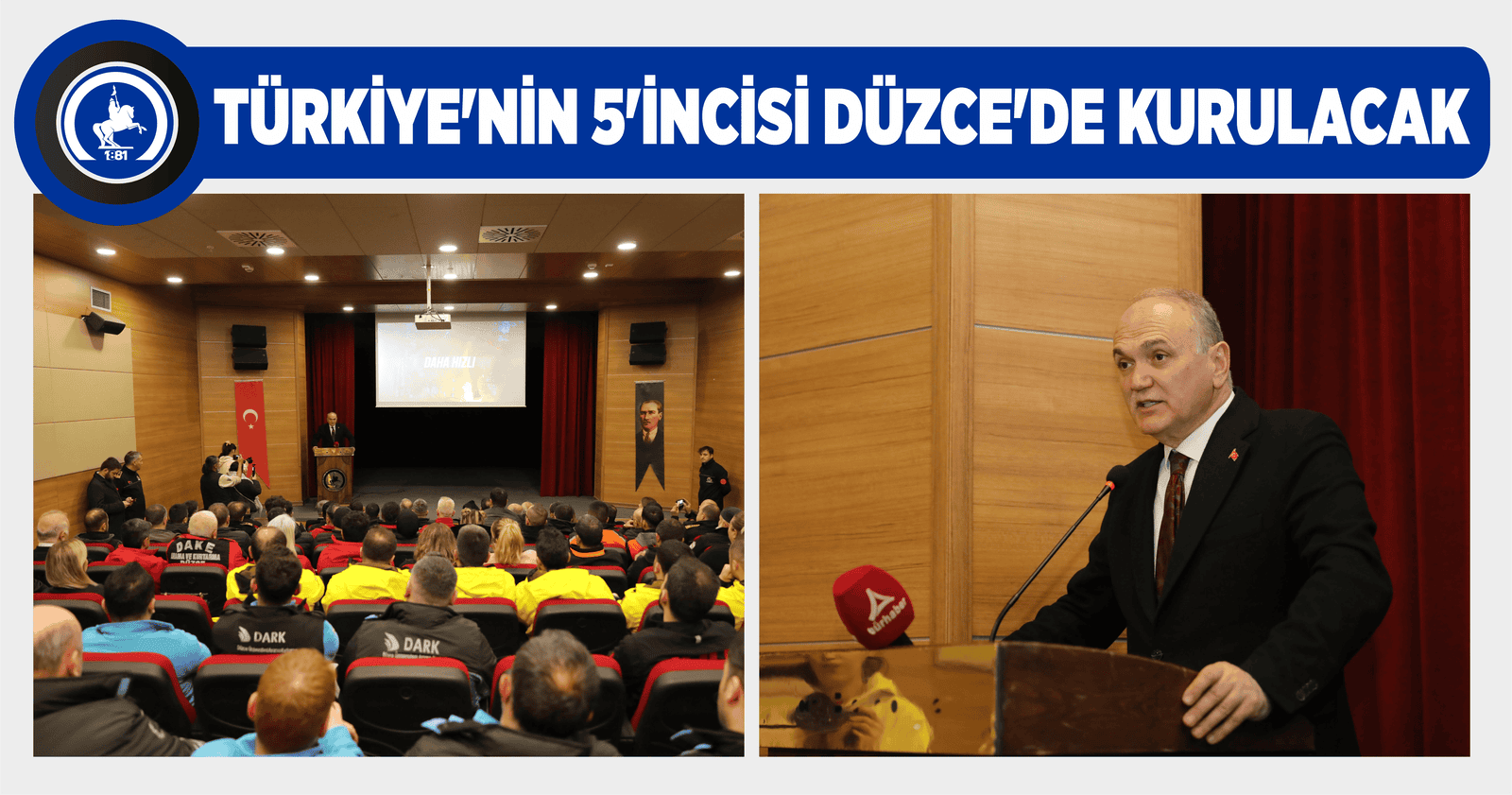TÜRKİYE’NİN 5’İNCİSİ DÜZCE’DE KURULACAK