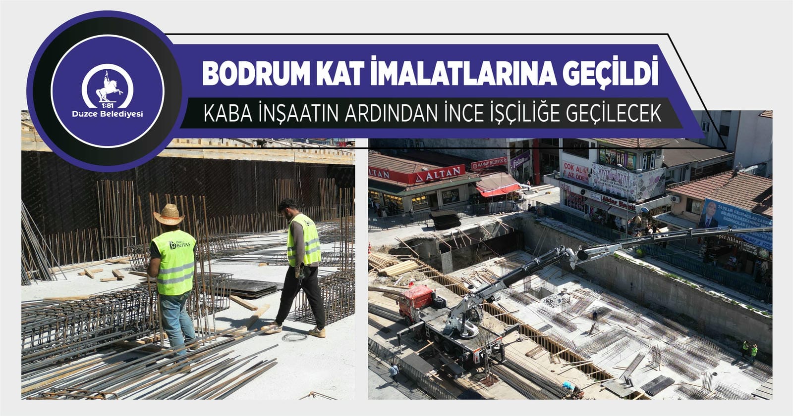 ZİNCİRLİ KUYU İŞ MERKEZİ VE KÜTÜPHANE PROJESİ SORUNSUZ İLERLİYOR