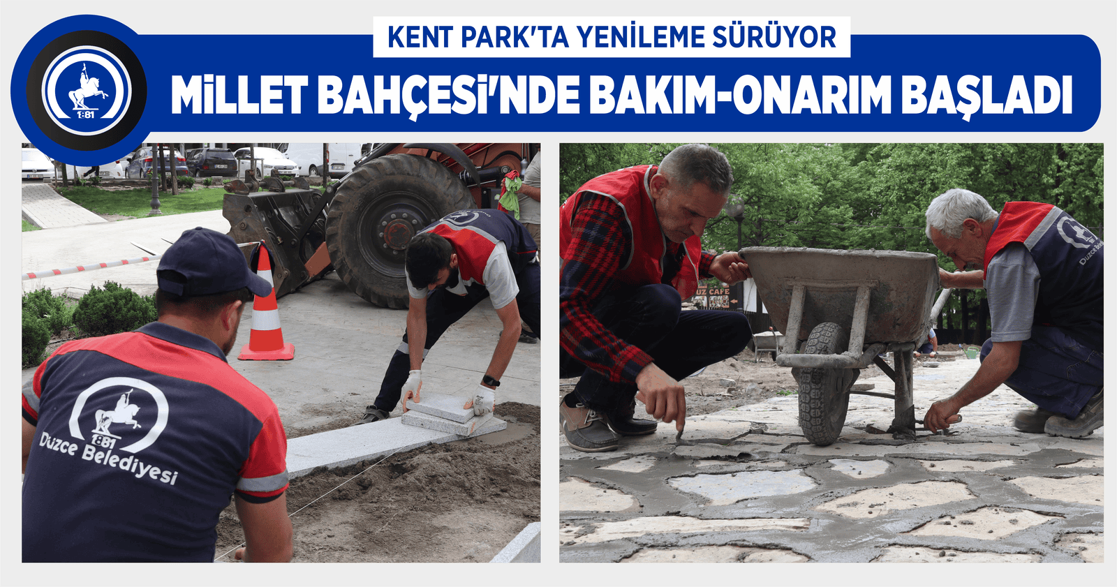 ŞEHİR PARKLARI BAKIMDA