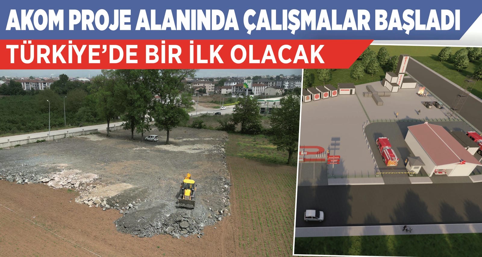 AKOM PROJE ALANINDA ÇALIŞMALAR BAŞLADI