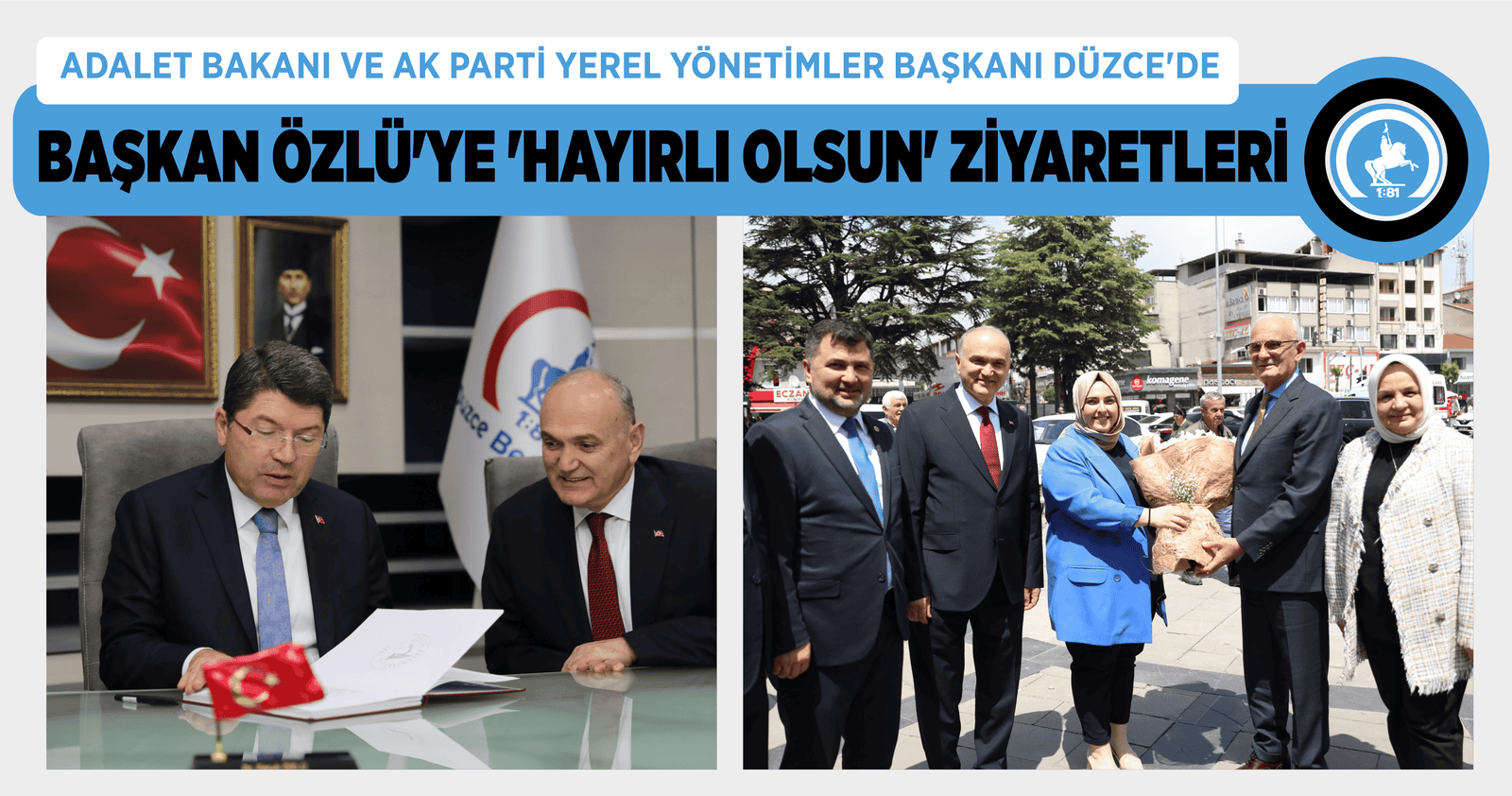 BAŞKAN ÖZLÜ’YE ‘HAYIRLI OLSUN’ ZİYARETLERİ