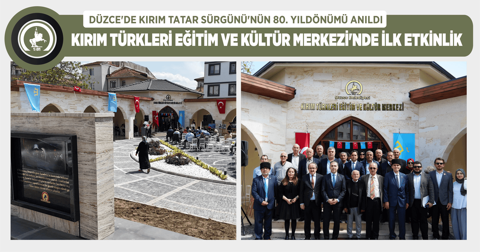 DÜZCE’DE KIRIM TATAR SÜRGÜNÜ’NÜN 80. YILDÖNÜMÜ ANILDI