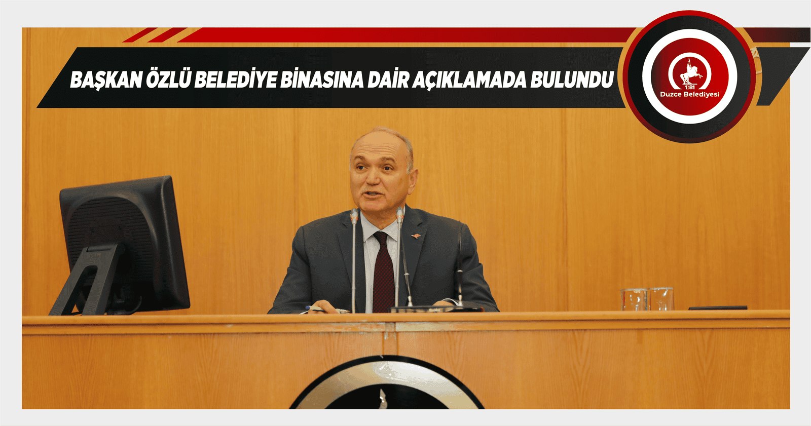 BAŞKAN ÖZLÜ BELEDİYE BİNASINA DAİR AÇIKLAMADA BULUNDU