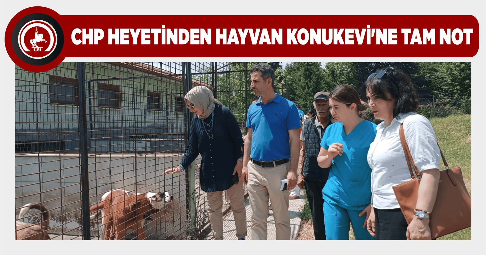 CHP HEYETİNDEN HAYVAN KONUKEVİ’NE TAM NOT